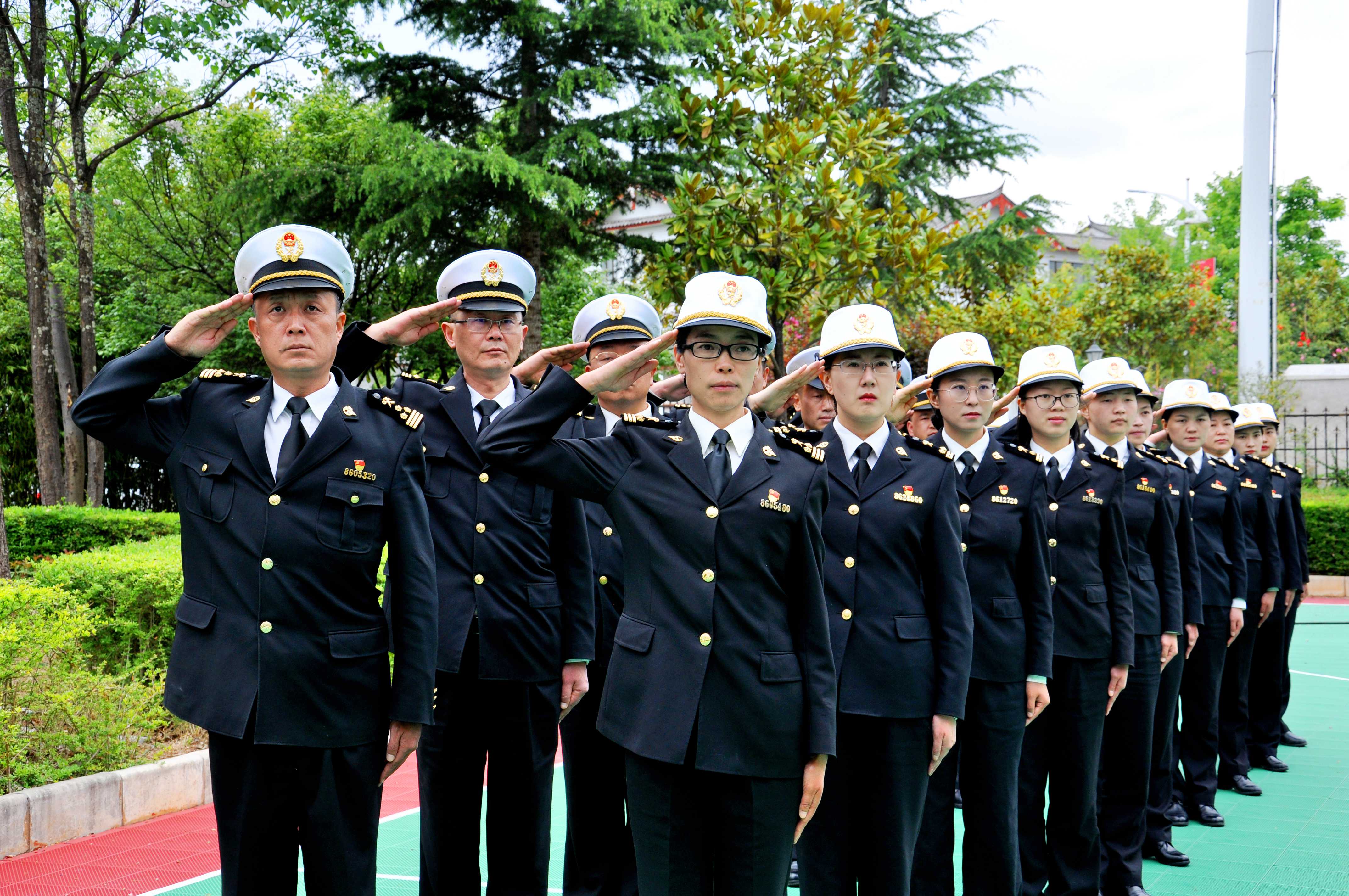 丽江radio国际海关日节目预告榜样力量一抹海关蓝一片赤诚心齐头并进