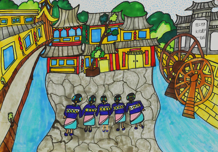 10《古城》叶高彤 指导老师 杨丽松 古城区兴仁方国瑜小学.jpg